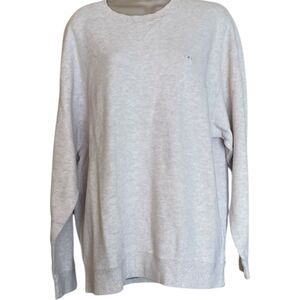 Alexander Julian cream Crewneck Sweater Long sleeve super Soft Knit Classic